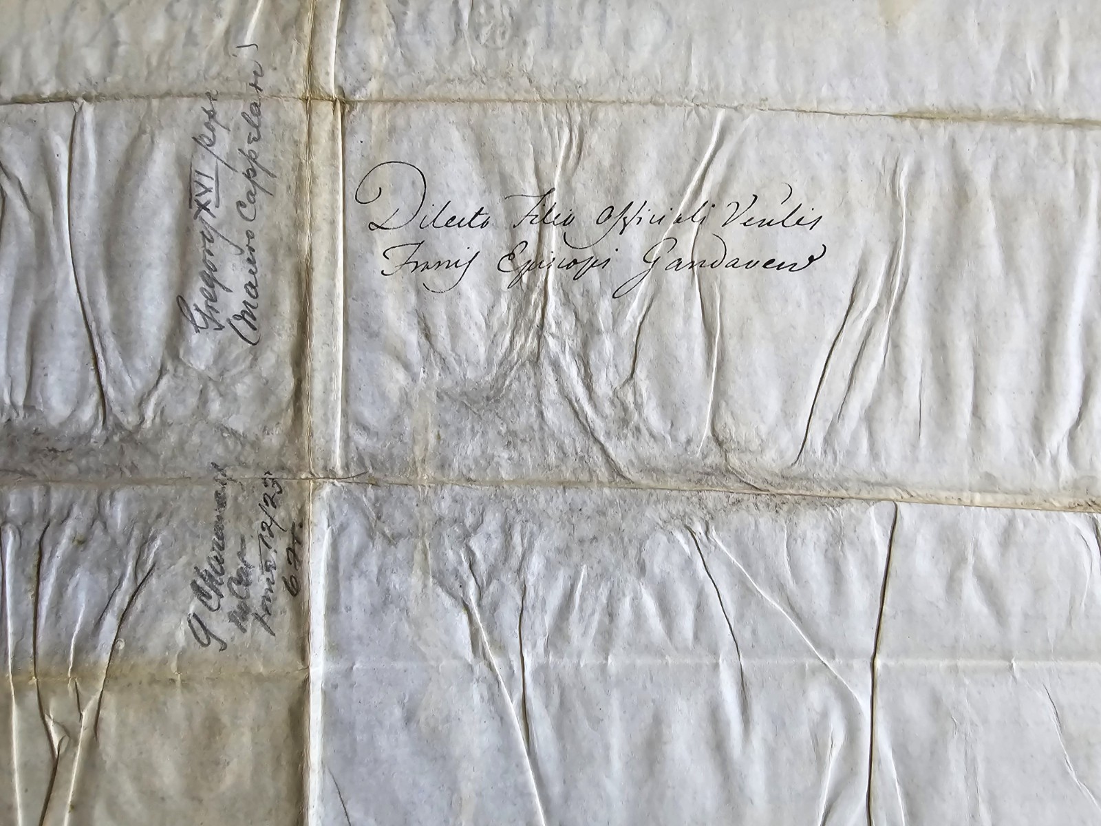 1831 Papal Breve – Gregory XVI — Marriage Dispensation Diocese of Ghent, Belgium