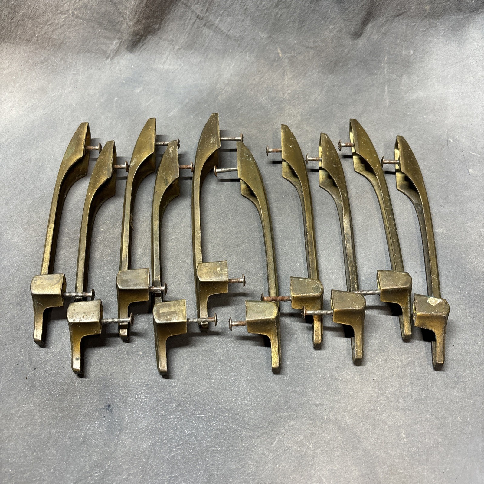 10 Unique Danish MCM Retro Dresser High Boy 8 inch Drawer Pulls – Raw State