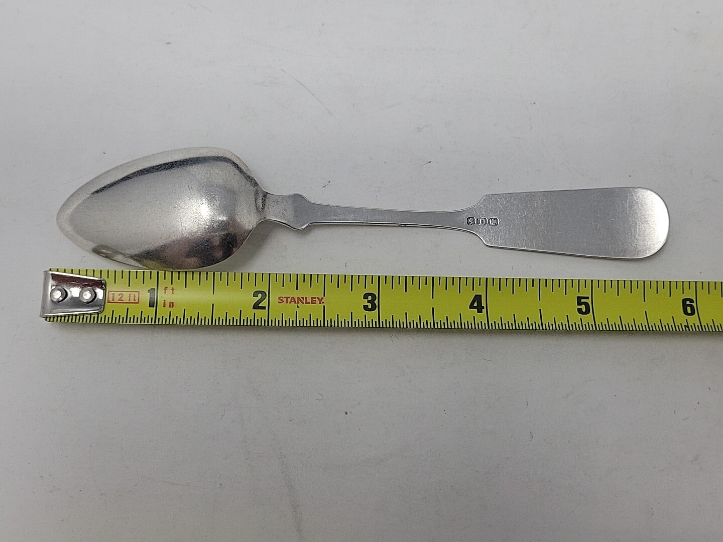 Coin Silver Teaspoon Hall & Hewson Albany New York C. 1830s