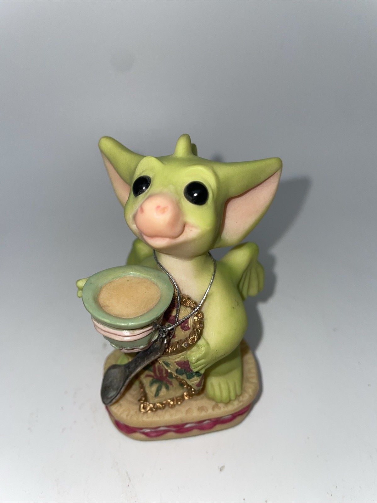Whimsical World of Pocket Dragons “Time for Tea” Real Musgrave Signed