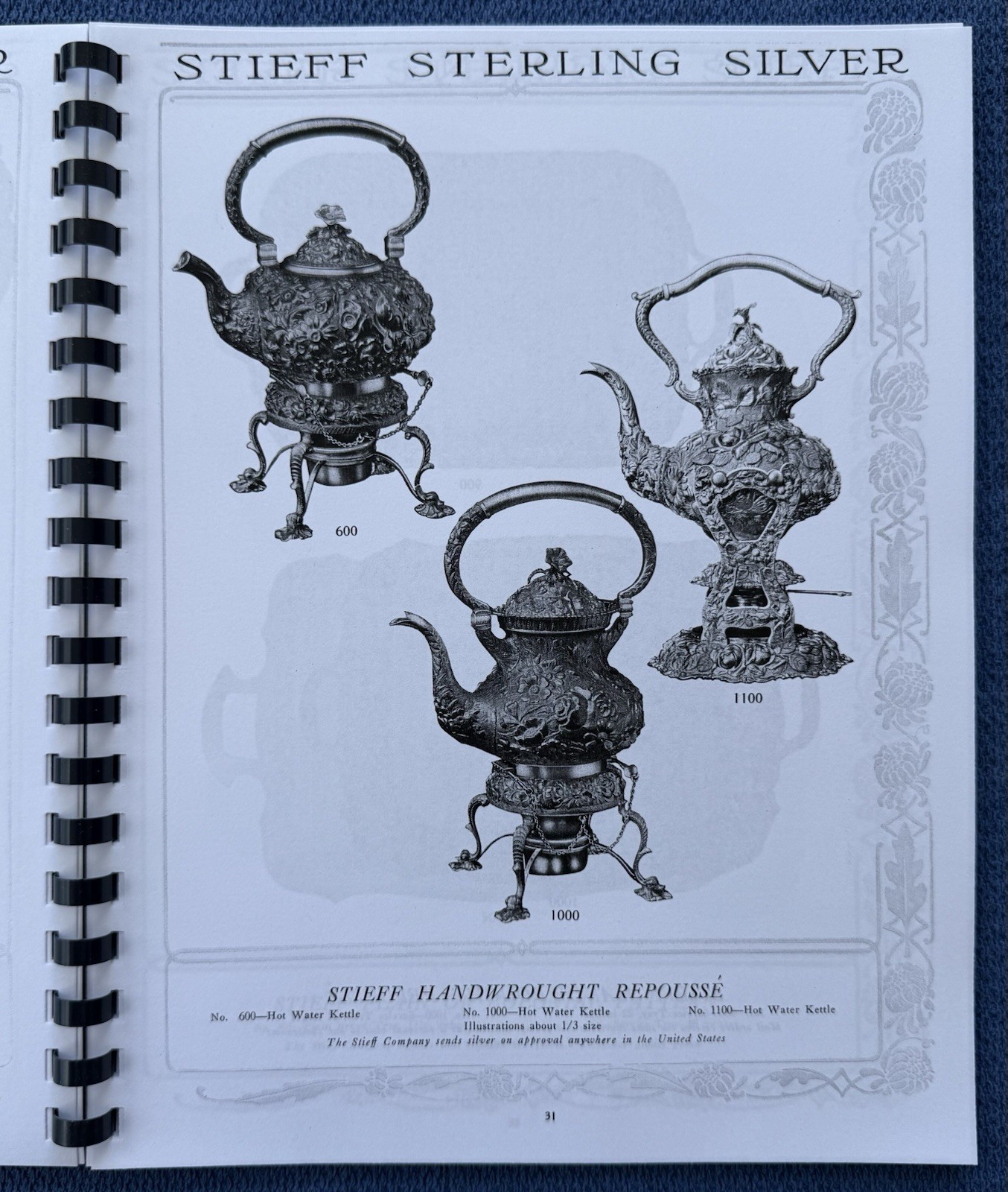 86 Page 1920 Stieff Rose Sterling Silver Catalog Photocopy 225 Items Pictured