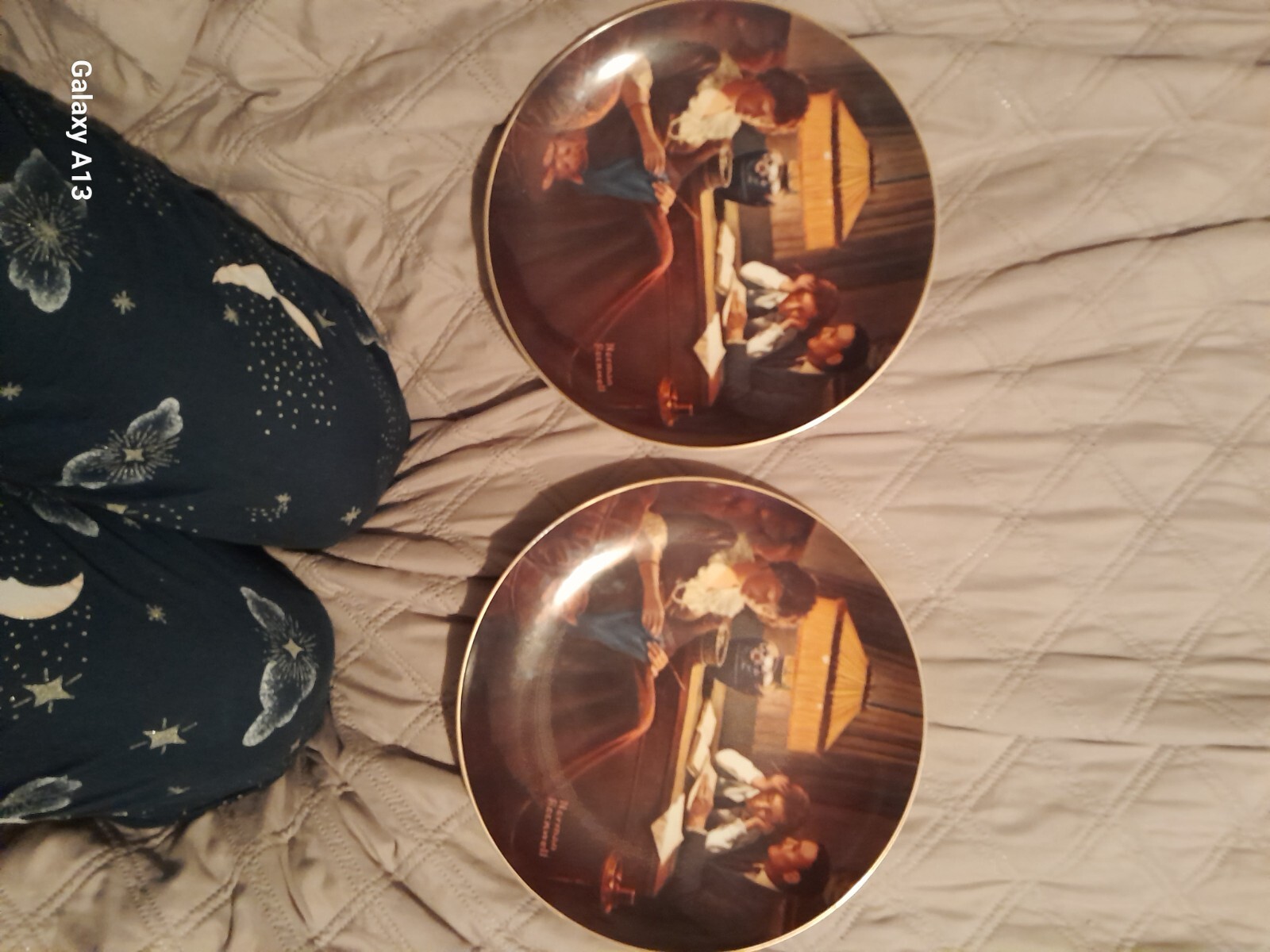 first editof fine china brand new antique plates no cracks or anything else none