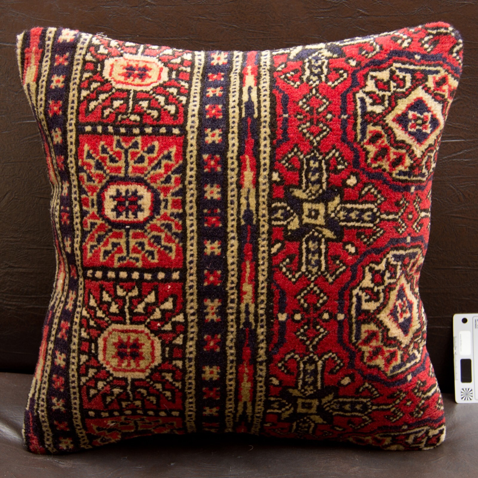 16″x16″ 40×40 Hand Knotted Turkish Anatolian Vintage Pillow Cover Cushion