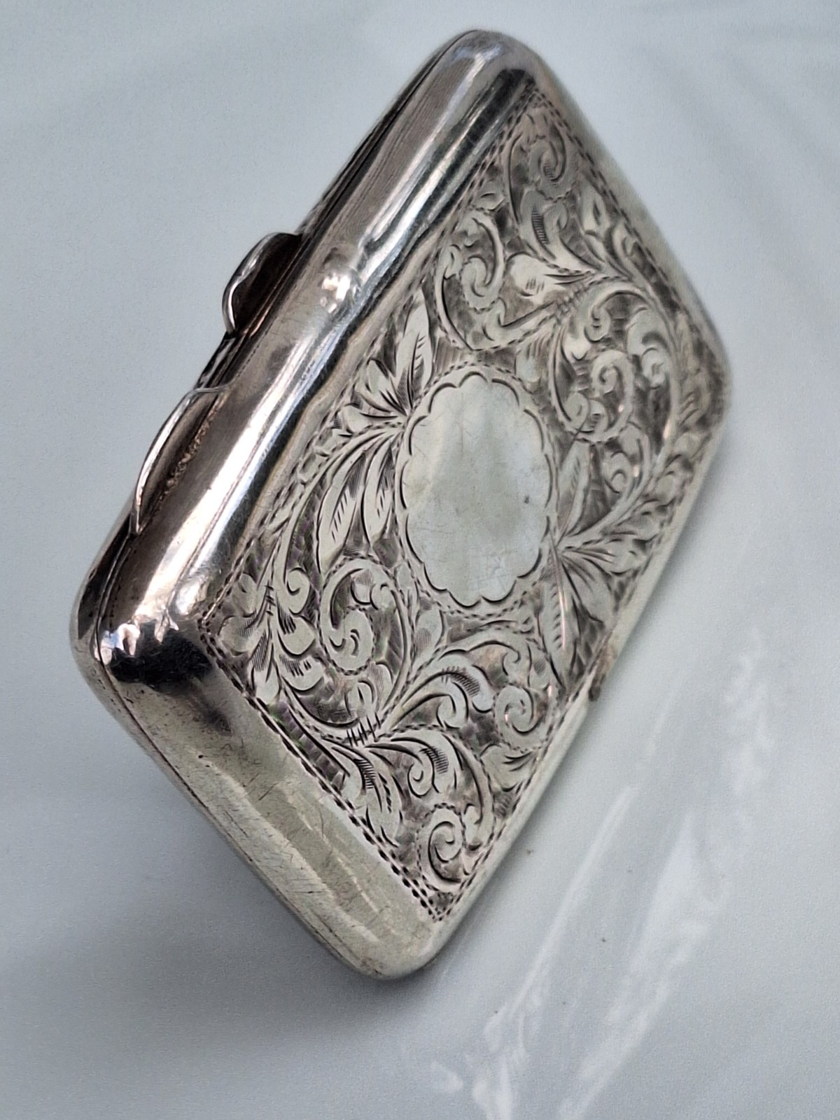 Vintage Cigarette Case 1917.Smith & Bartlam Stg Silver Birmingham…