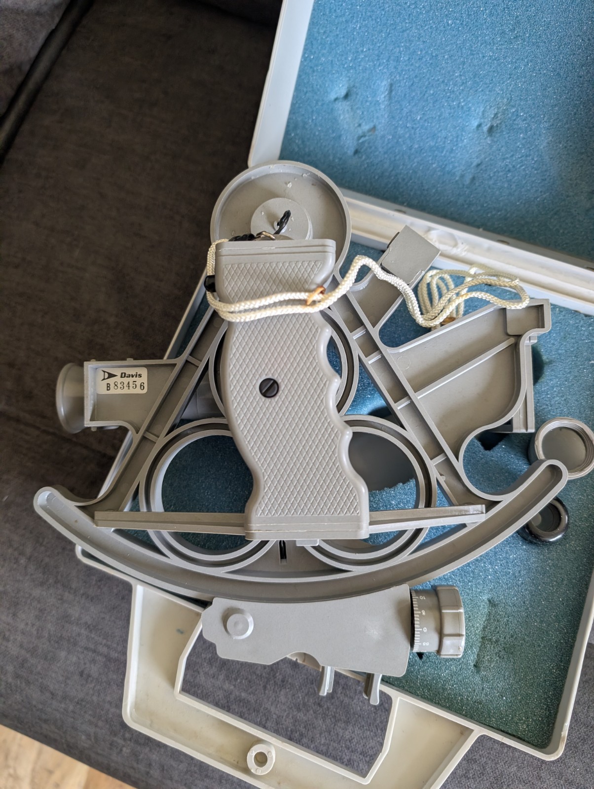 Davis Instruments Mark 25 Deluxe Master Sextant Instrument Hard Case No Manual