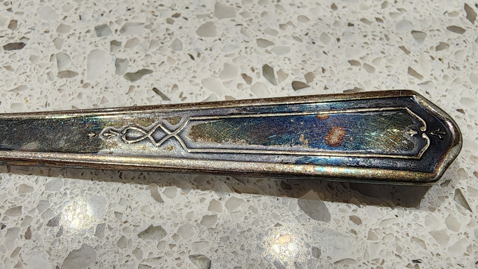 Oneida Community MARY STUART Silverplate Tudor Flat Handle Master Butter Knife