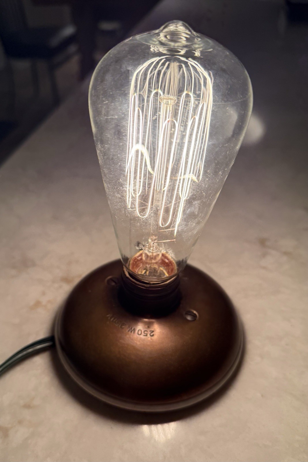 VTG Brass Porcelain Ceiling Sconce Light Fixture Rockland State Hospital Antique