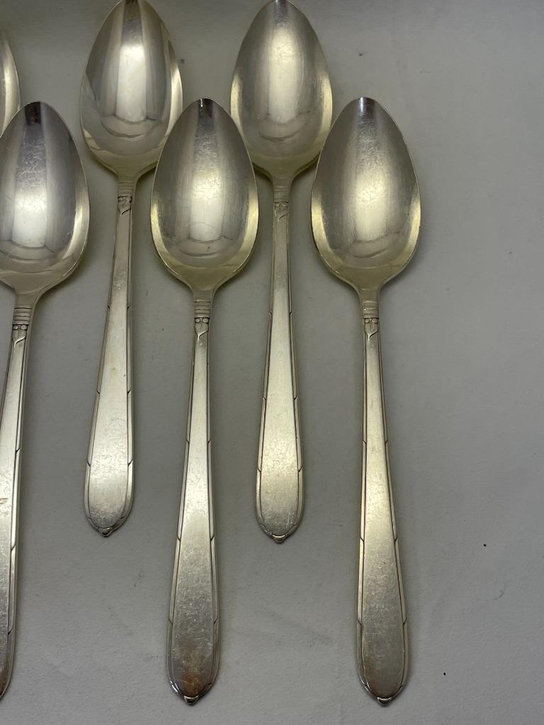 1935 ONEIDA SILVERPLATE *BERKELEY SQUARE* 8 TABLESPOONS