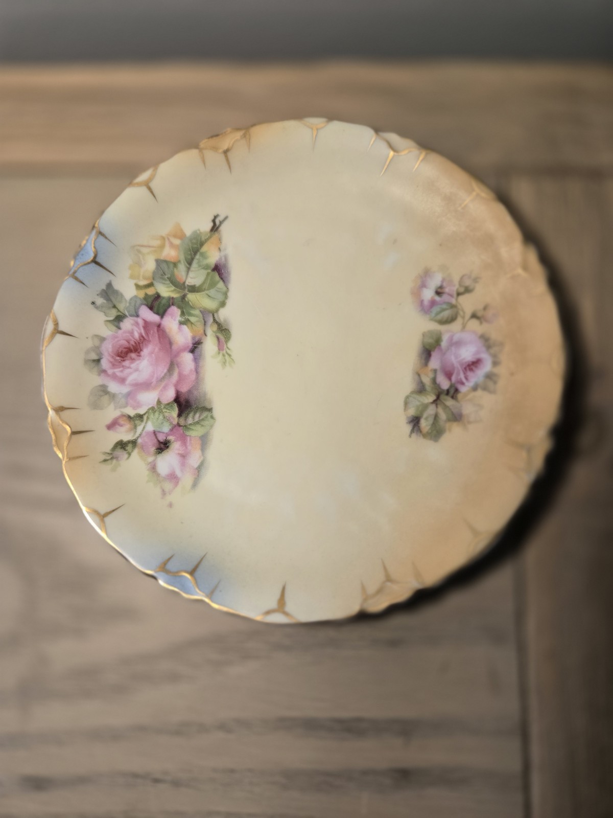 Antique porcelain plate late 19th early 20th century,Bavaria
