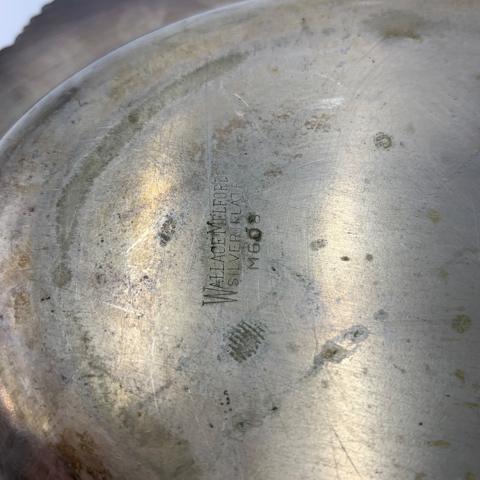 William Melford Silver Plate Oval Double Vegetable Castledon Silver Plate Hollow