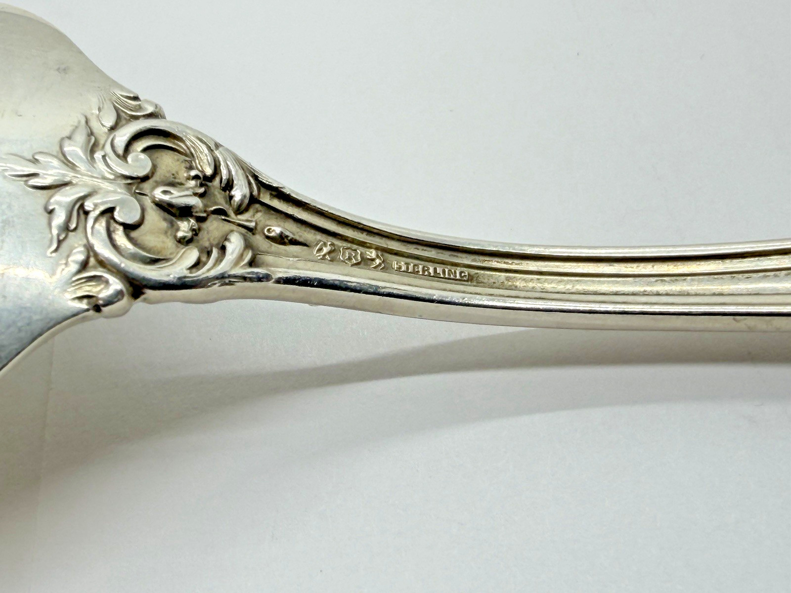 RAREReed & Barton Francis I Sterling 7-1/8″ Gumbo Soup Spoon OLD MARK W/MONO CH1