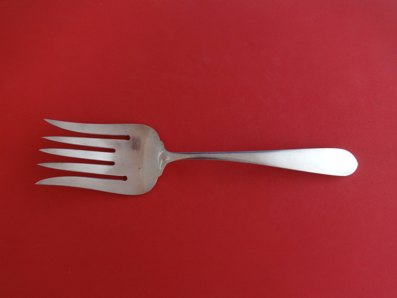 Wadefield by Kirk-Stieff Sterling Silver Salad Serving Fork 5-Tine 9 1/2″