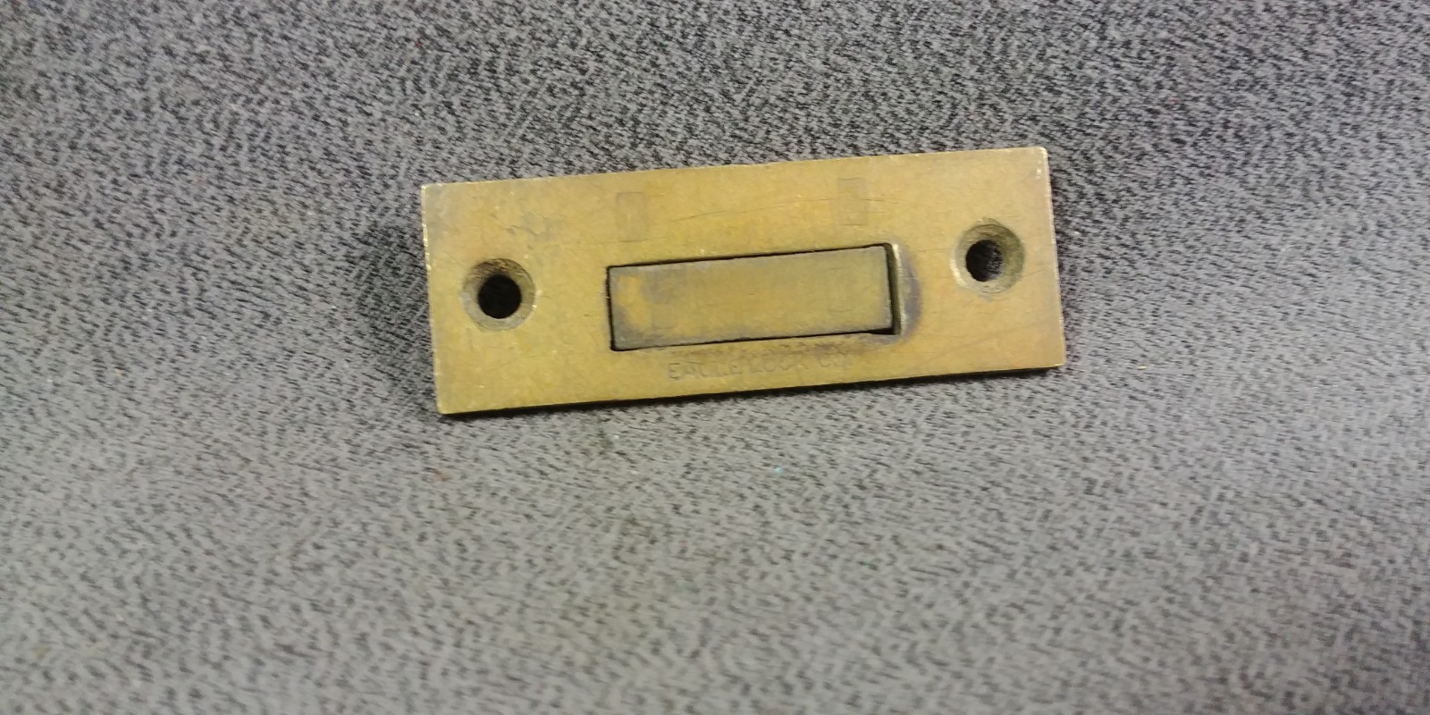 Original Eagle Lock Strike for Roll Top Desk Spring Door Brass Antique Hardware
