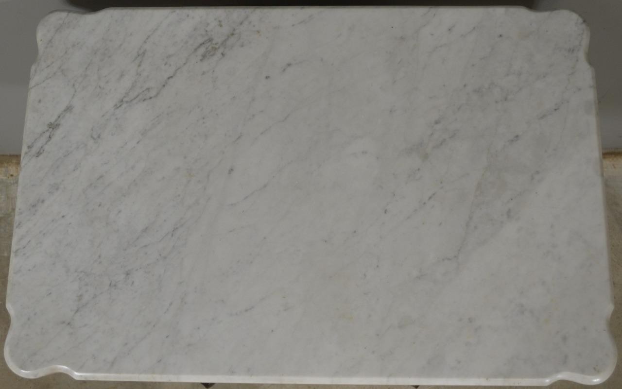 Antique Victorian Marble Top Shapely Stand #22588