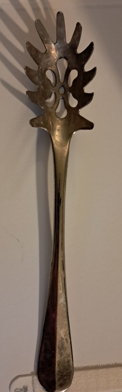VIntage Silverplate Pasta Server 11″ Spaghetti Server Italy