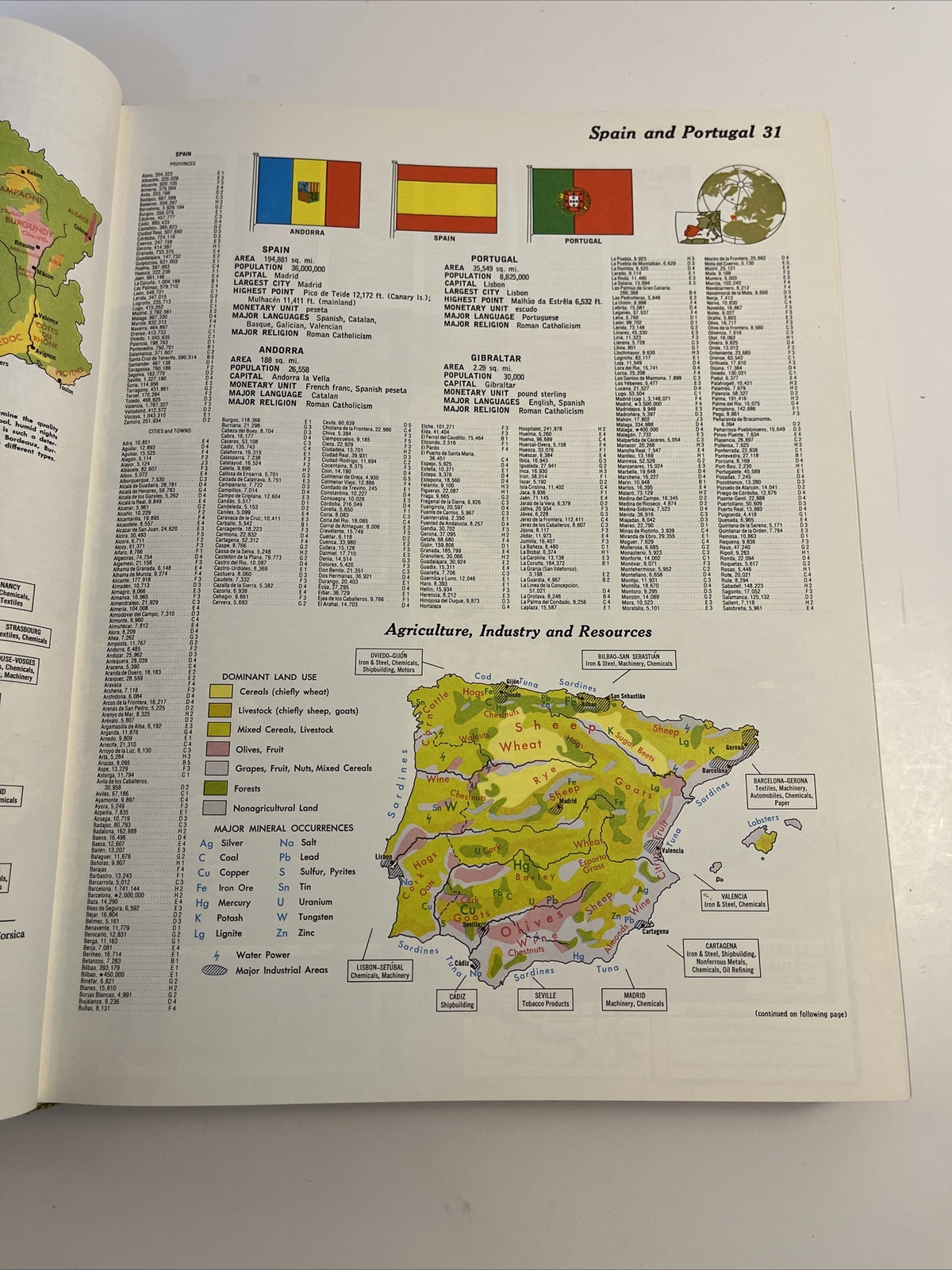 Hammond Medallion World Atlas 1983