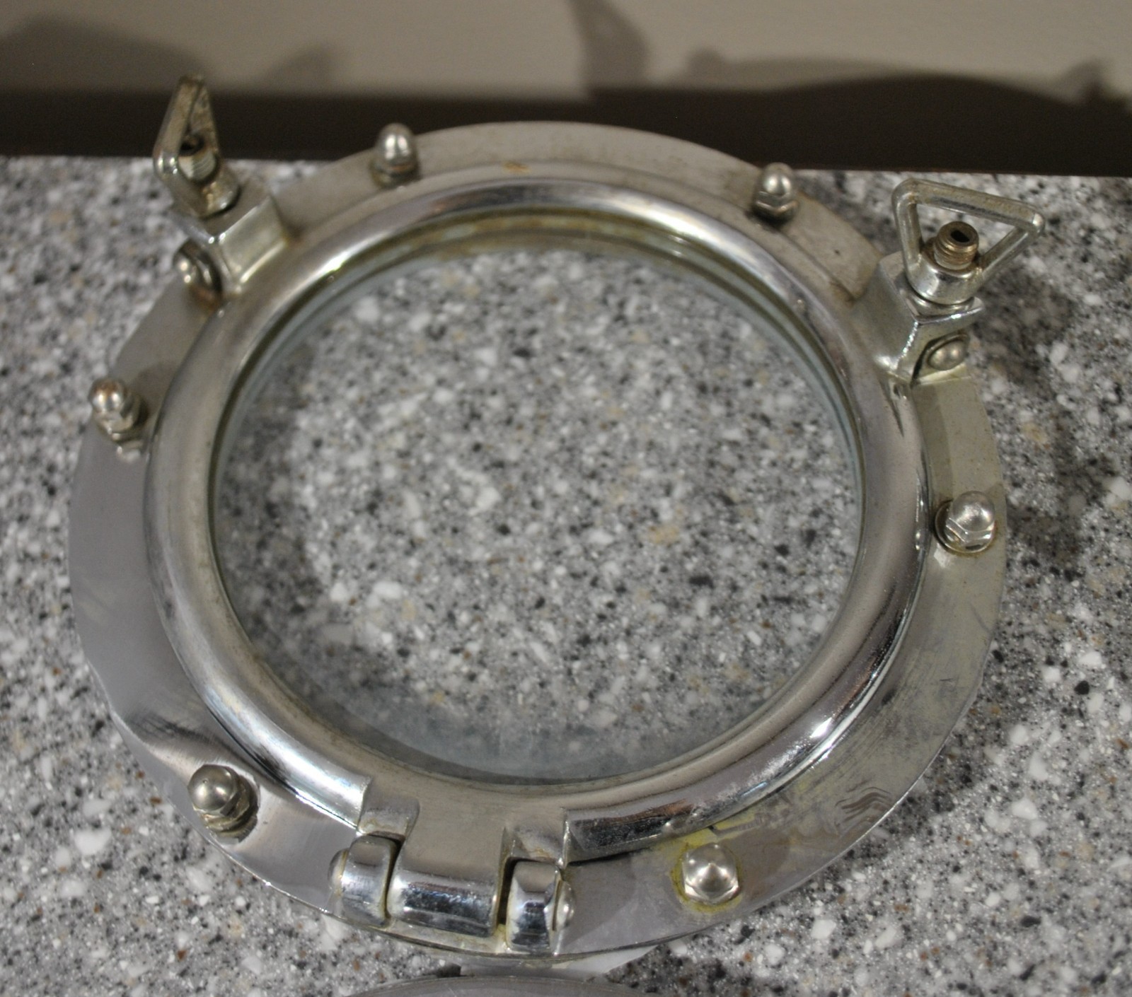Vintage 7.25″ Sailboat Porthole, 5″Glass, Wall Décor