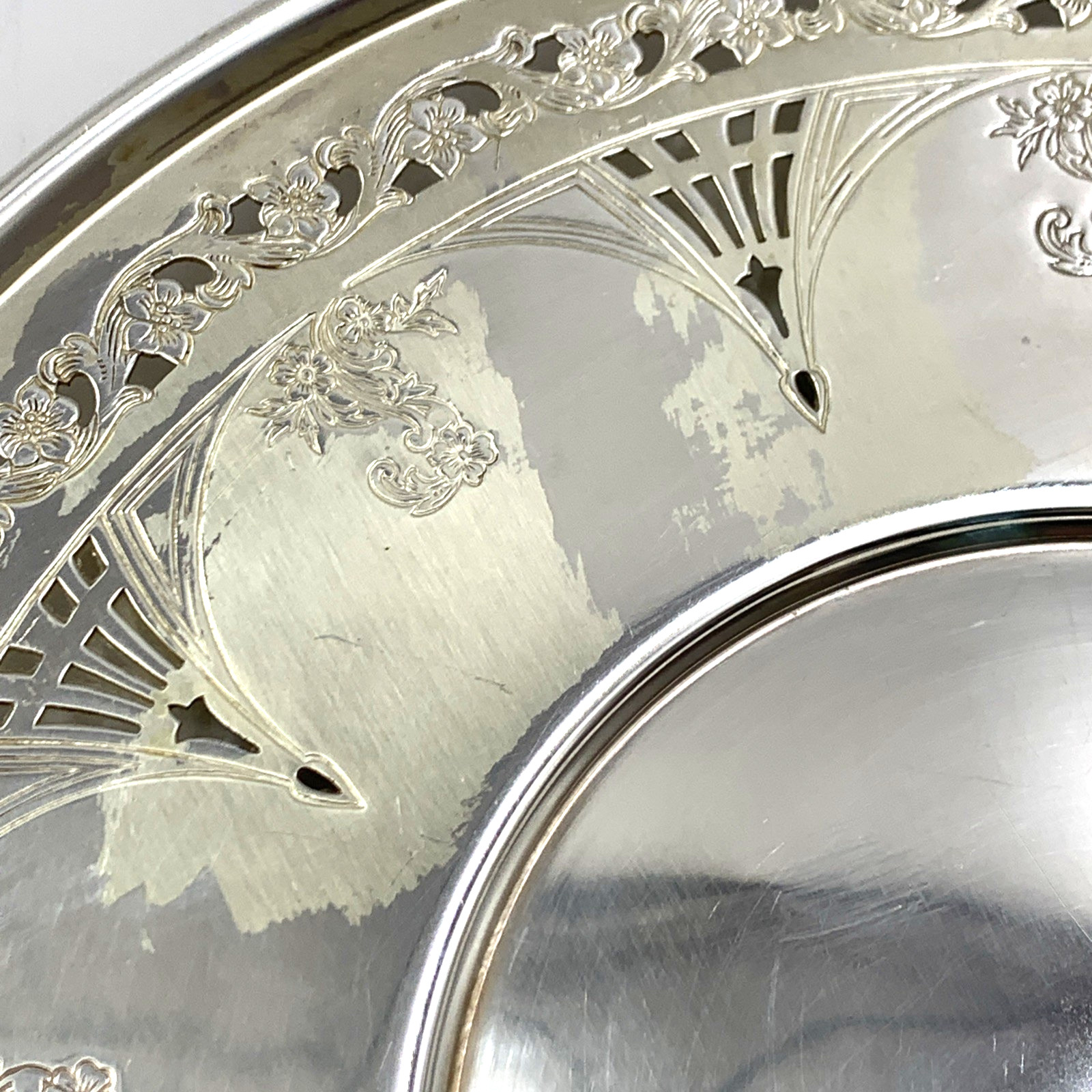 Vintage Benedict 10″ Silver Plate Serving Plate UNDERPLATE Made in the USA #1112