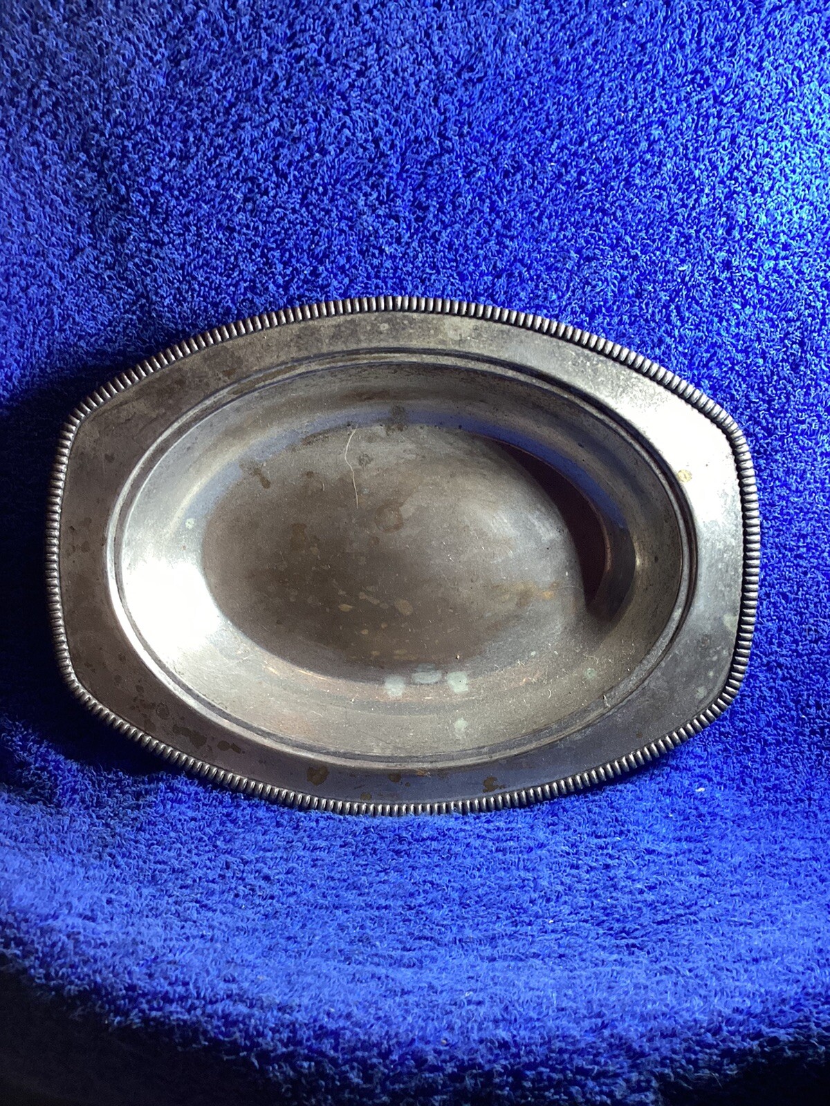 Vintage Silver Plated Vegetable/Meat Serving Dish 8 1/2 Wide 11 1/2 Inches Long