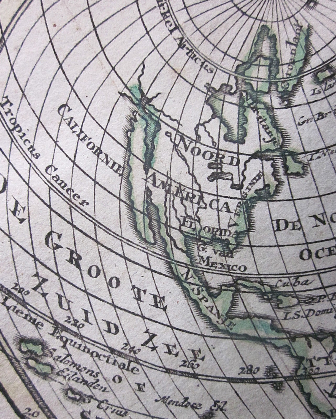 1788 Keizer World Map Antique Cordiform California Island New Holland N Pole