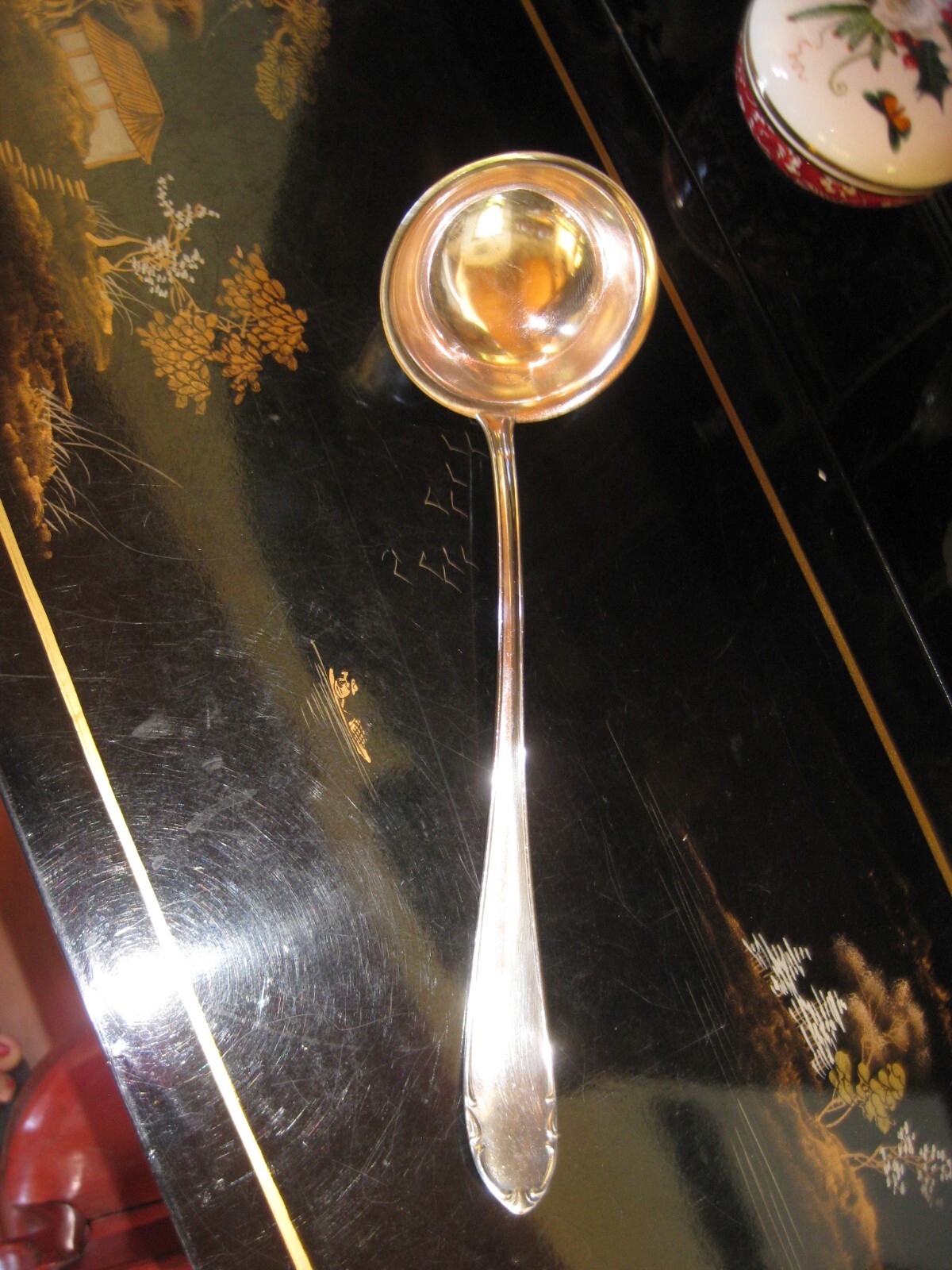 Vtg BMF 90 Silver Plate Punch Ladle Germany Bergische Metallwaren Fabi