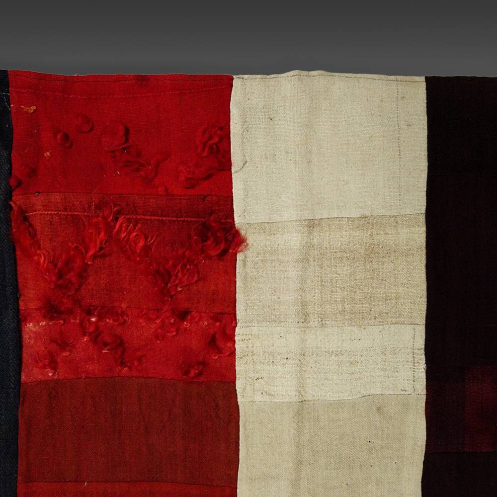 PATCHWORK KILIM TAPESTRY KURDISH WOOL TENTBAND TULU FRAGEMENTS TURKEY 20TH C