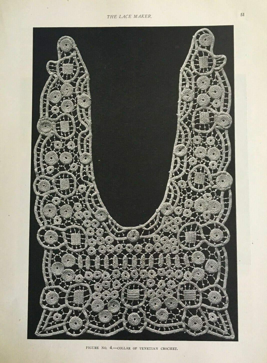 Antique 1912 The Lace Maker Venetian Crochet by Sara Hadley Booklet !!
