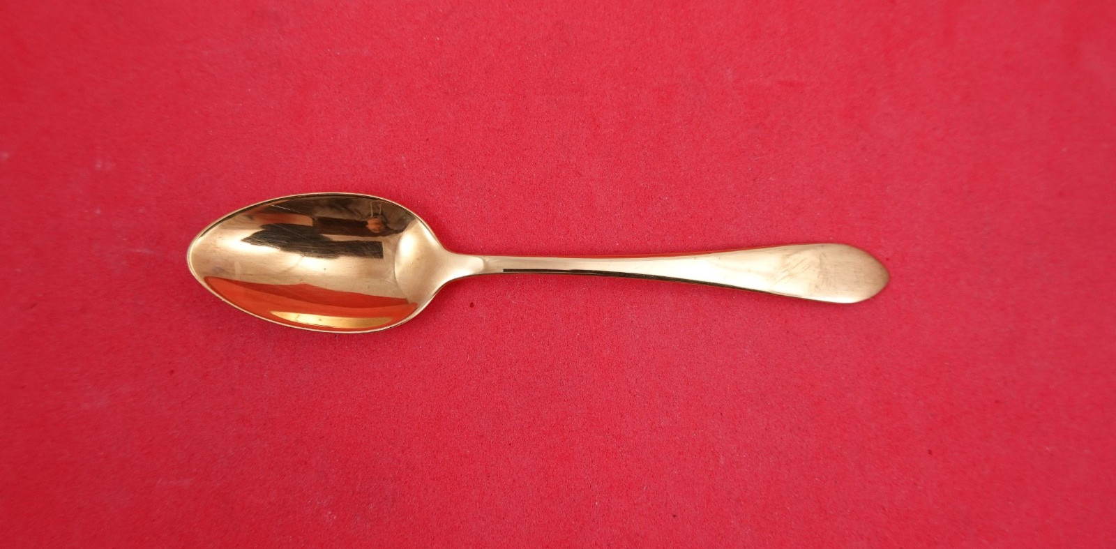 Faneuil by Tiffany and Co Sterling Silver Demitasse Spoon vermeil 4 1/4″