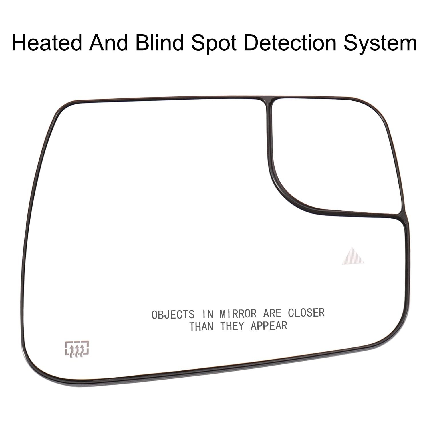 Passenger Side Mirror Replacement for 2019-2025 Dodge Ram 1500 2500 with BSD …