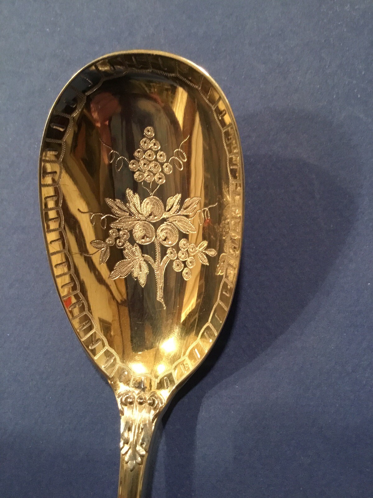 BACCHANALIAN – GILT- STERLING – THREE (3) PIECE – BERRY SET – 1869-1870 LONDON