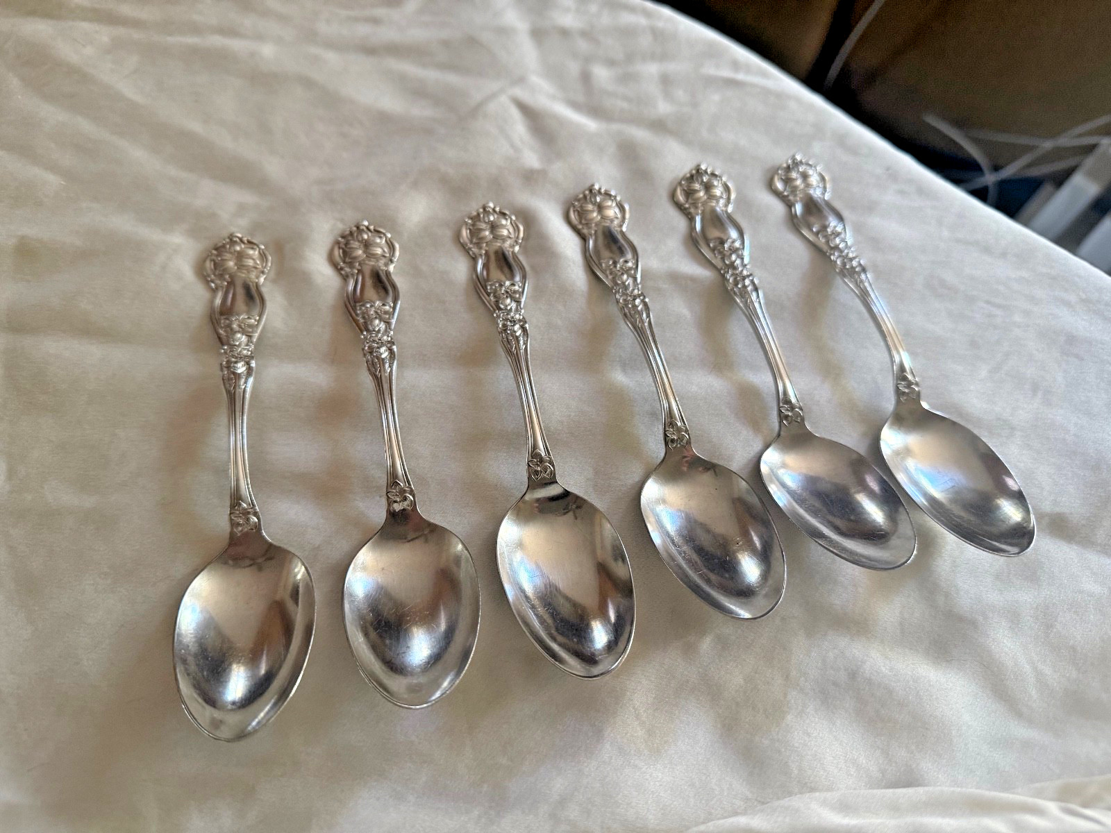 William Rogers & Son AA Spoons Flatware Patented 1910 Silver Plate