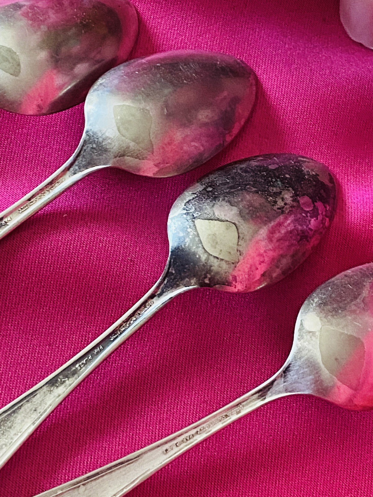 Oneida Comm Par Plate 1915 BRIDAL WREATH Tea Spoon Set Of 4