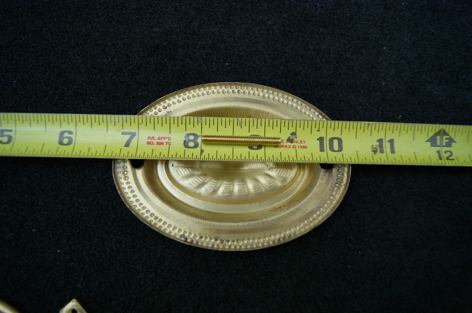 Brass Drawer Pulls Handles Duncan Phyfe Hepplewhite Style Chest Dresser Vanity
