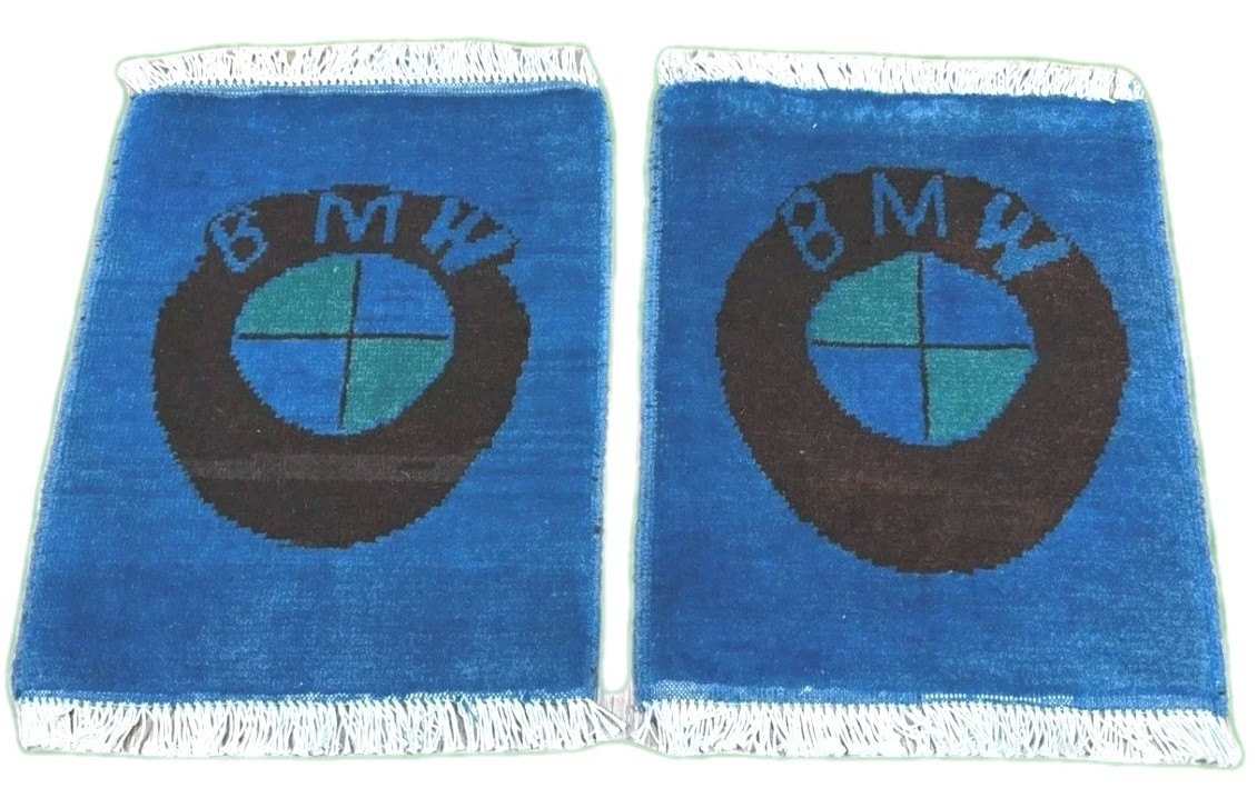 BMW Handmade Afghan Care rug Great Quality Beauiful design Size 50cmx40cm