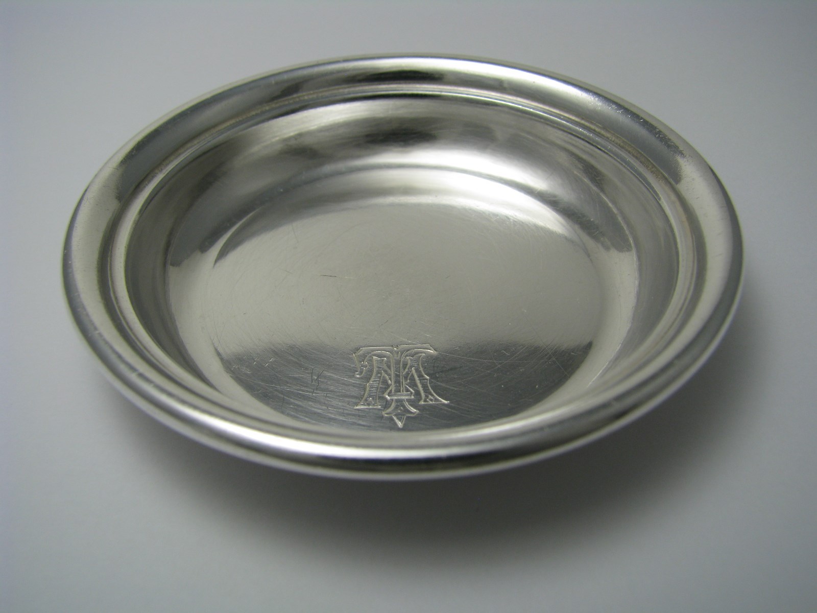 FRAGET SILVER PLATED KIDDUSH CUP UNDERPLATE Russian Empire/Poland ca1896 Mono TM