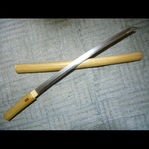 Wakizashi 脇差 “ Kane ” 兼□ Japanese Real Sword 50.0 cm Shirasaya Antique Samurai