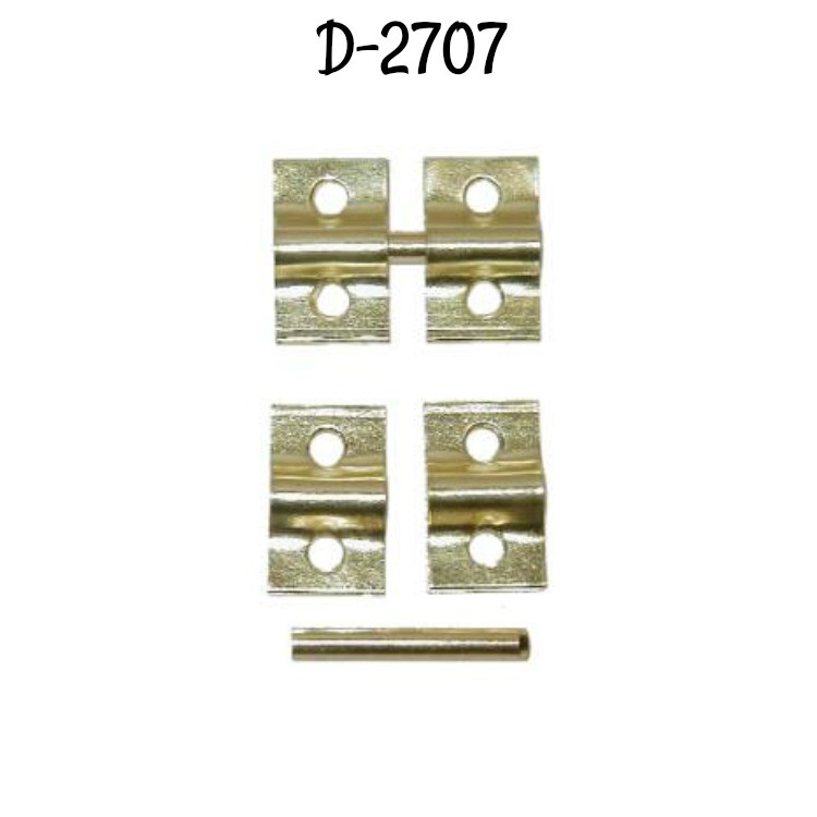 Brass Plated Steel REAR MOUNT MIRROR SUPPORTS Antique Style
