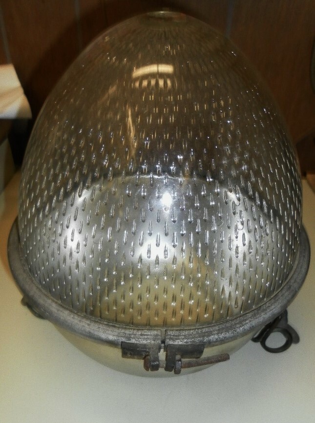 Beehive Clear Fox Light Art Deco Vintage Antique Old & Original