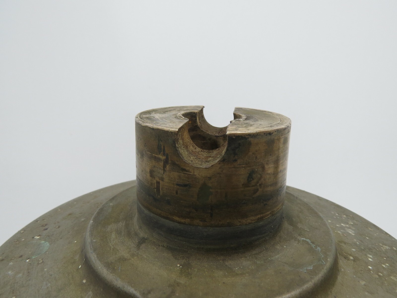HUGE 15 INCH BRONZE BELL SHIP TUG NAVY 58 POUNDS (31B348A)