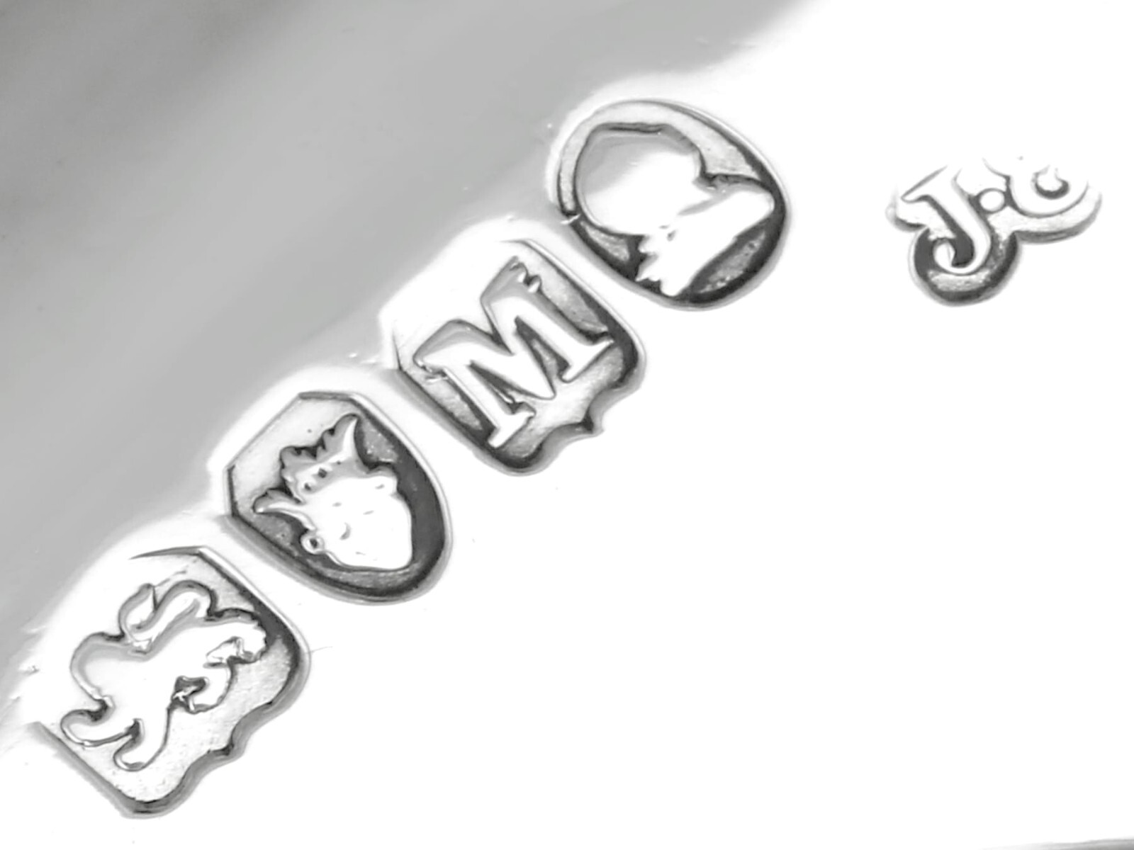 Antique Sterling Silver Butter Shells / Dishes by John Emes
