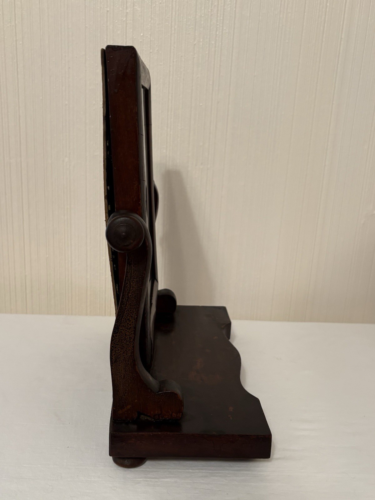 Antique Wooden Tabletop Vanity Mirror, Early 1900s Dressing Mirror