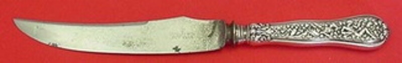 Olympian by Tiffany and Co Sterling Silver Game Knife HH w/ Carbon Steel 7 7/8″