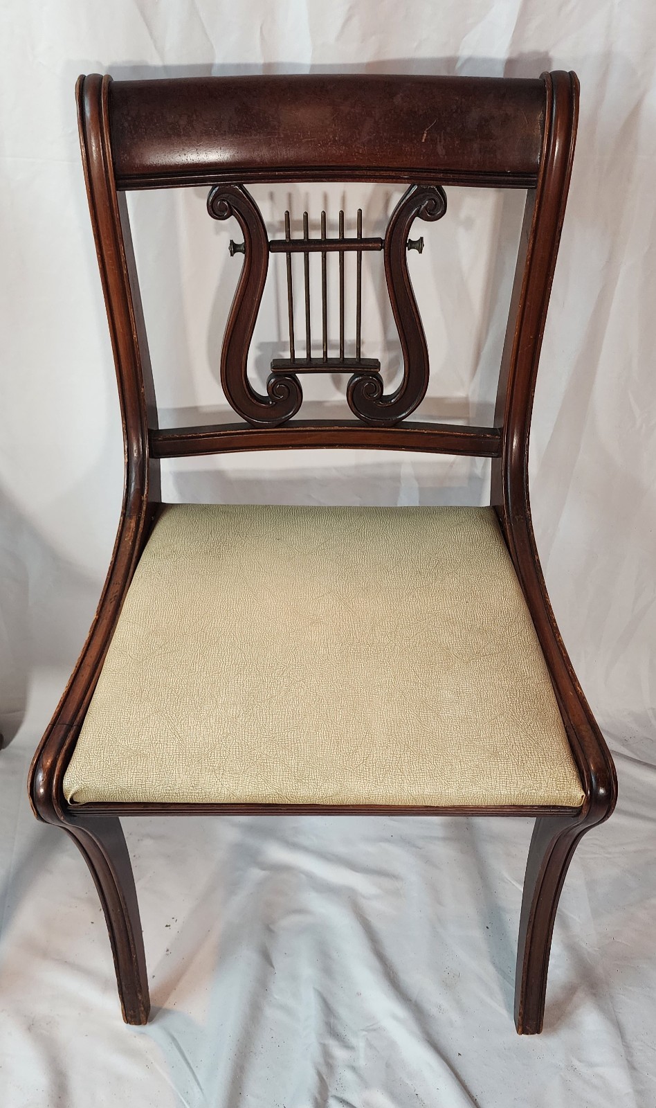 Harp back – Lyre-shaped Backrest Dining Chairs – Set of 6