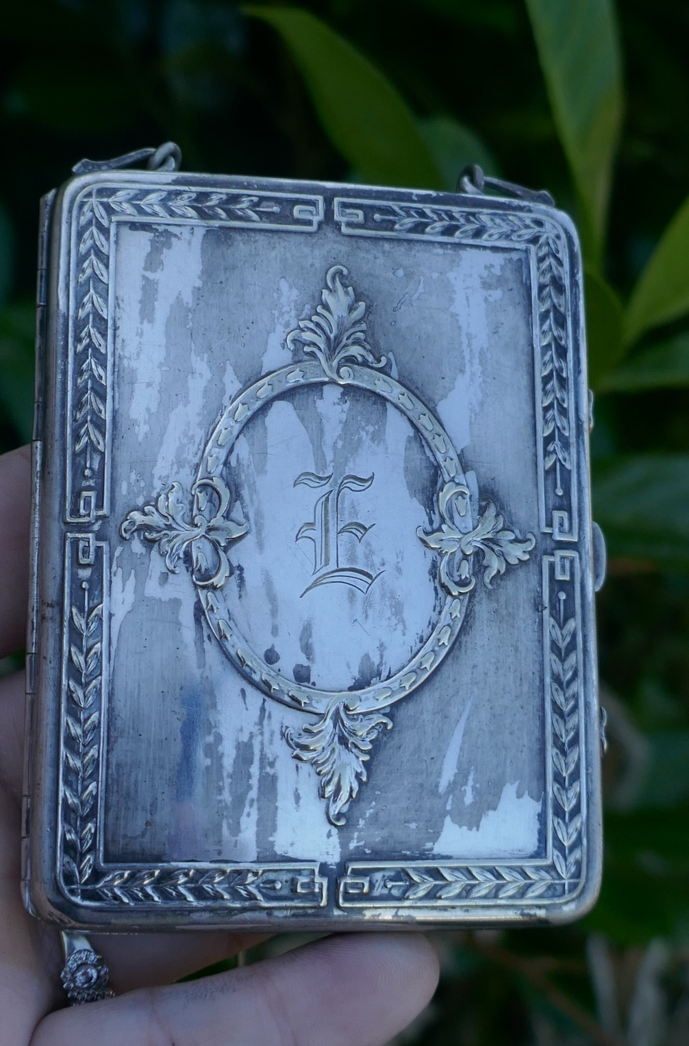 Antique 1920/30’s WHS Co. German Silver Coin / Compact Purse