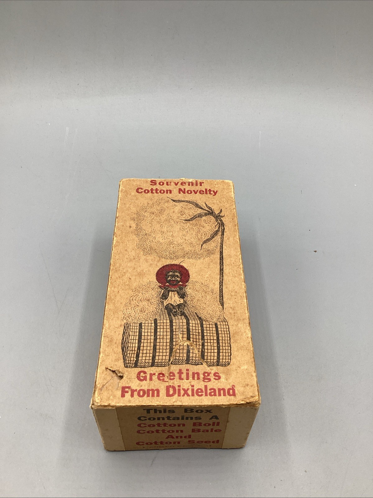 Vintage Very Rare Greeting From Dixieland Novelty Piece -Complete
