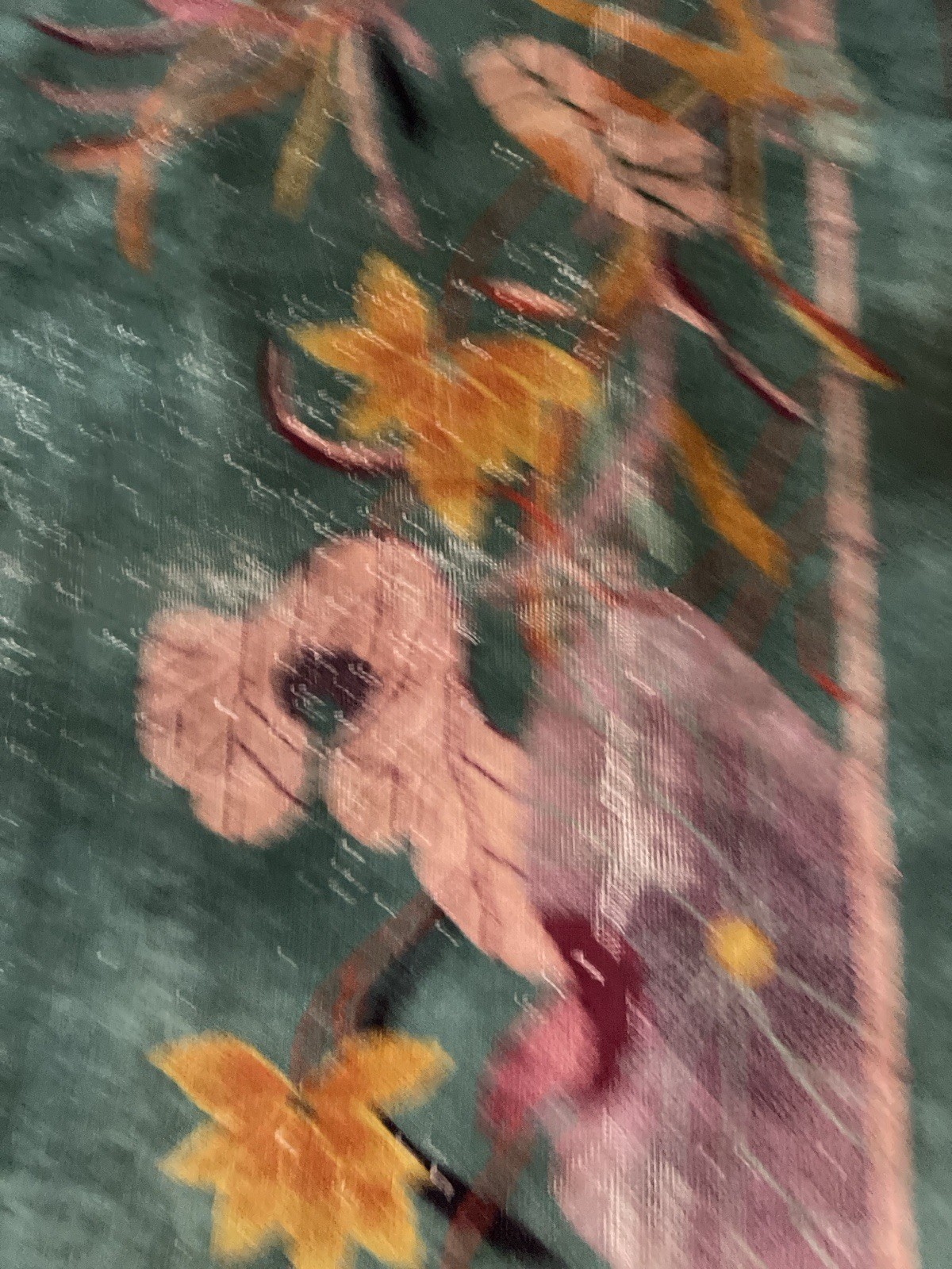 ANTIQUE CHINESE ORIENTAL ART DECO RUG DRAMATIC DESIGN