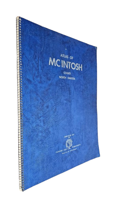 Atlas of McIntosh County North Dakota 1960 Spiral-Bound Paperback Maps