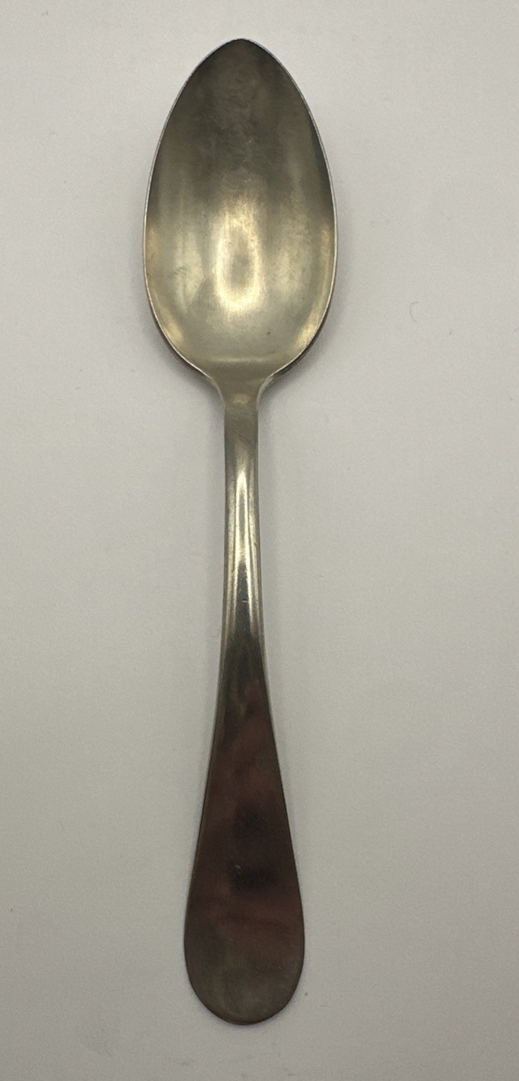 Simpson Nickel Silver Dinner Spoon Windsor Pattern 7 5/8″ Vintage MCM