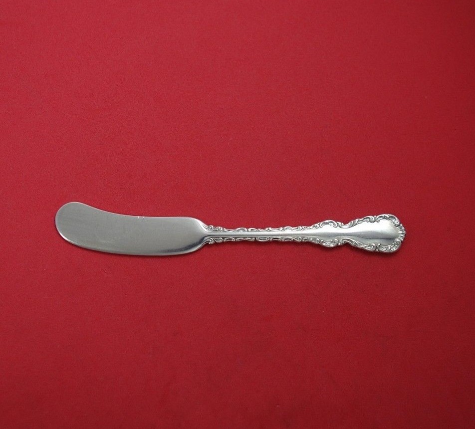 Louis XV by P.W. Ellis Canadian Sterling Silver Butter Spreader Flat Handle 6″