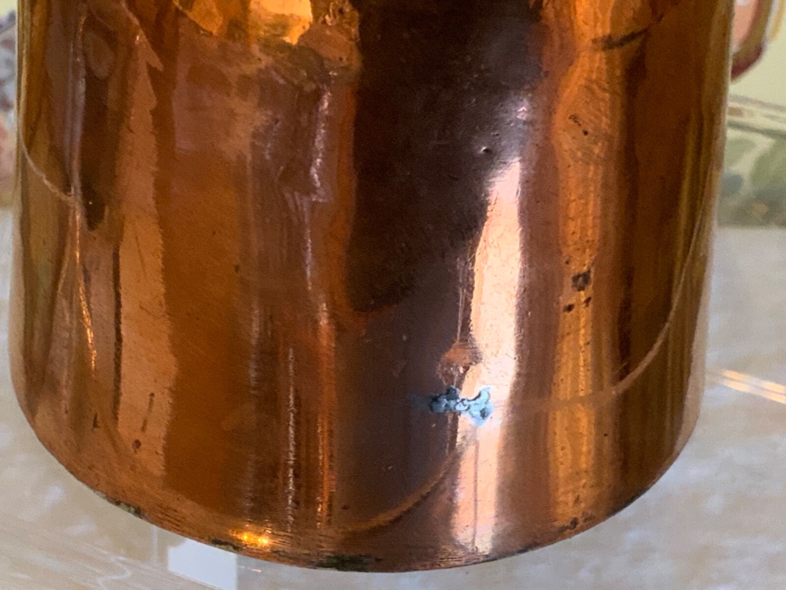 19th Century French Gateau Copper Jelly Mold Mould found in a Chateau in France